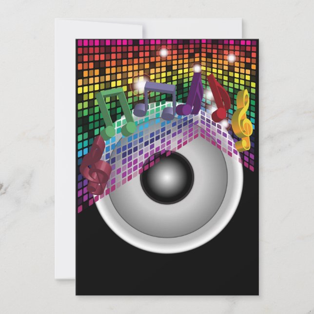 Hintergrund des Party Einladung (Vorderseite)