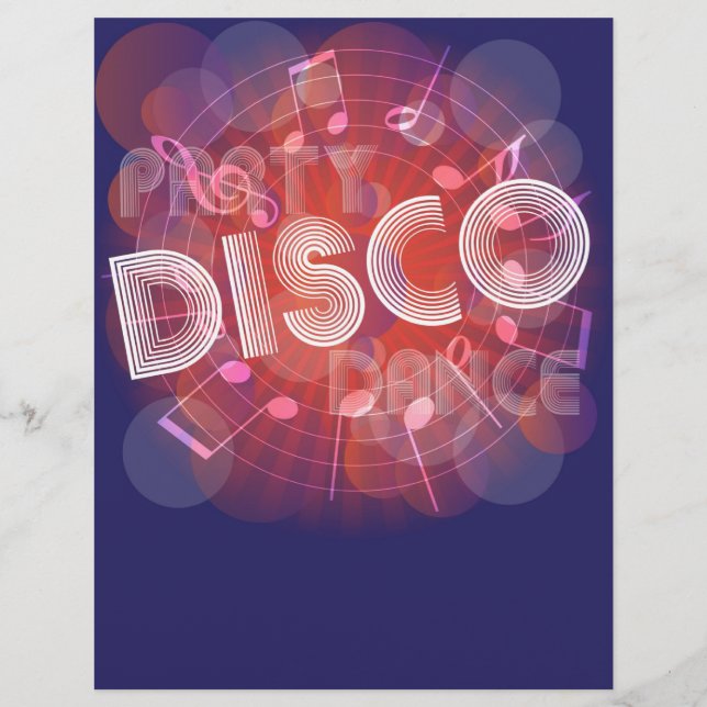 Hintergrund des Party Flyer (Vorne)