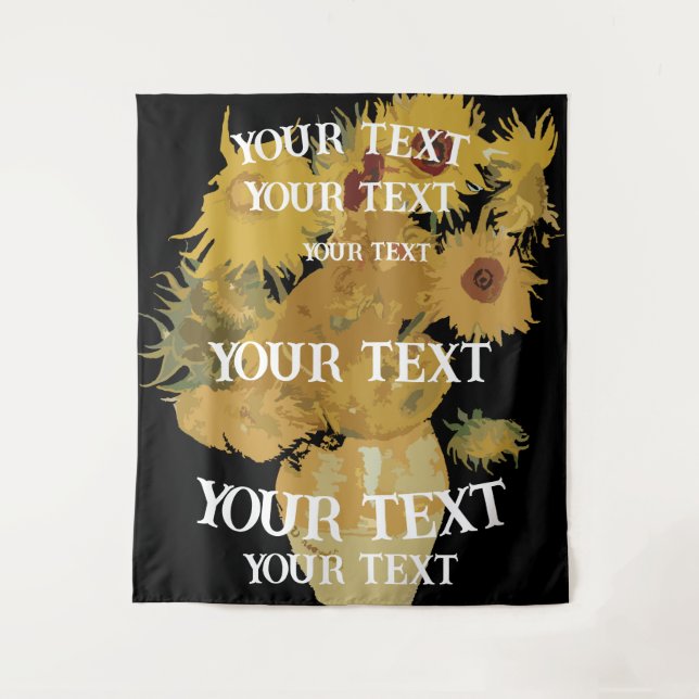 Hintergrund des Party Geben Sie Ihren Text ein Wandteppich (Vorderseite)