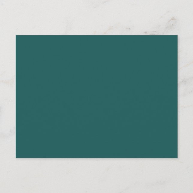 Hintergrund des Pine Green Forest Solid Trend Postkarte (Vorderseite)