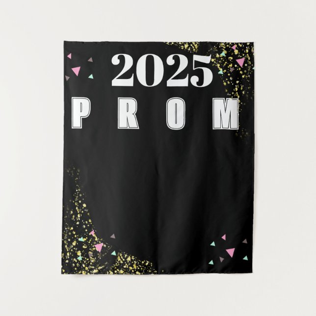 Hintergrund des Prom Confetti Abschlusses Wandteppich (Vorderseite)