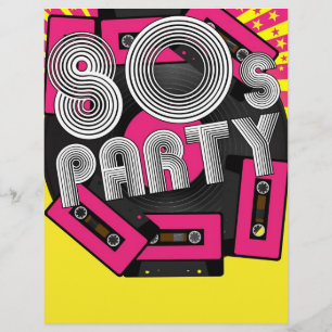 Hintergrund des Retro-Party Flyer