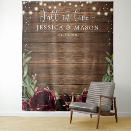 Hintergrund des Rustikalen Fotos "Waldbrände" Wandteppich