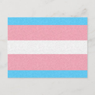 Hintergrund des Transgender-Pride-Flag Postkarte