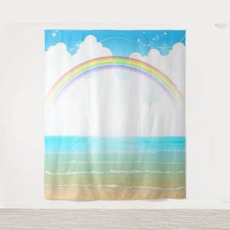 Hintergrund des tropischen Fotos Wandteppich