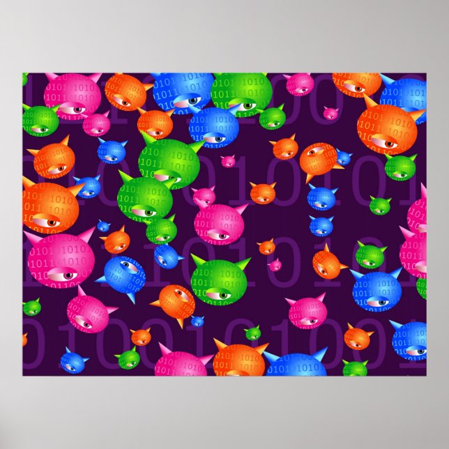 Hintergrund des Virus Poster (Vorne)