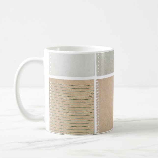Hintergrund-Designelemente für Papiertexte Kaffeetasse (Links)