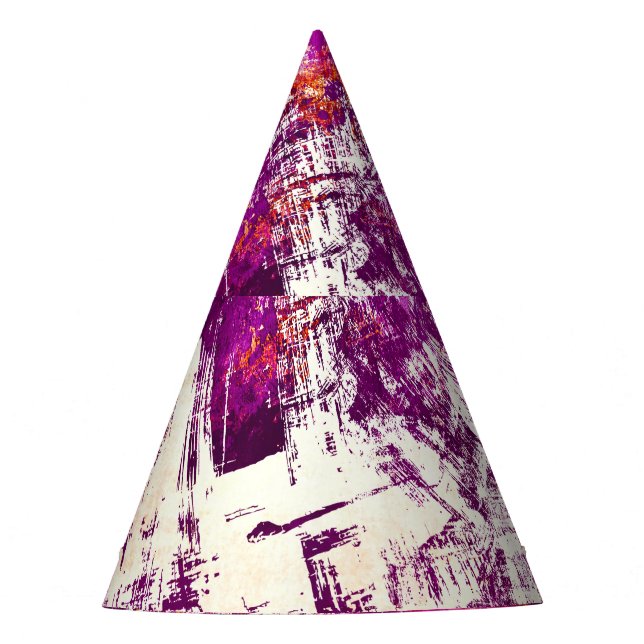 Hintergrund dunkler Abstrakter Blöcke Partyhütchen (Vorderseite)