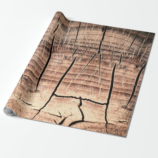 Hintergrund eines Holzstifts, Alter, Alterung, Geschenkpapier (Ungerollt)