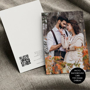Hintergrund-Foto für Vellum Overlay-Hochzeit Einladung
