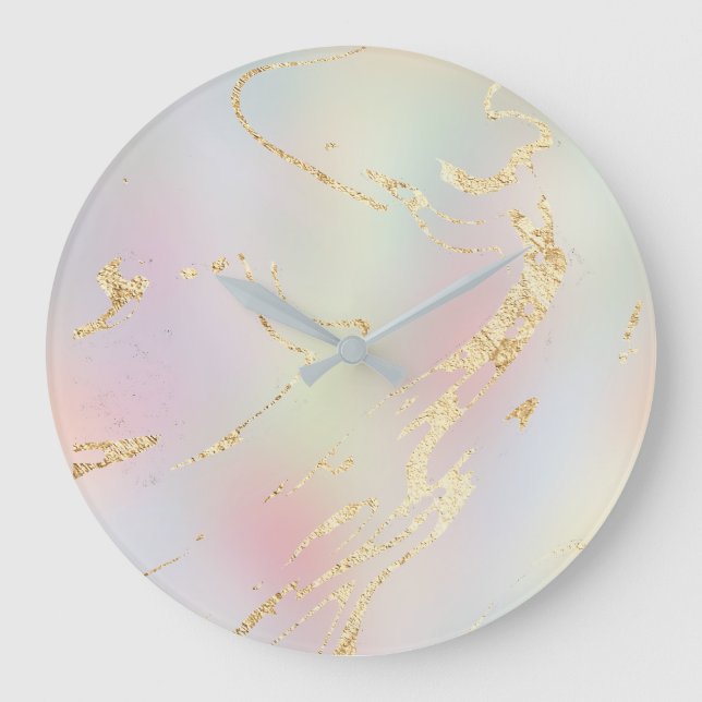 Hintergrund für abstrakte Gradienten Große Wanduhr (Vorderseite)