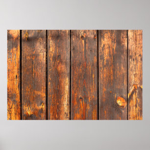 Hintergrund für alte, verwitterte Bretter, abstrak Poster