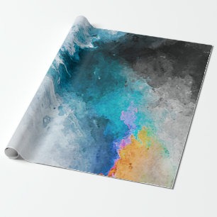 Hintergrund für Aquarellpapier Abstrakt Painted Il Geschenkpapier