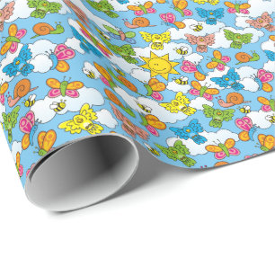 Hintergrund für Baby-Tiere Geschenkpapier