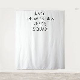 Hintergrund für Babyname Cheer Squad Fotografie Wandteppich