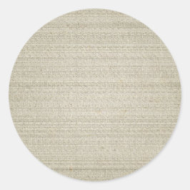 Hintergrund für Baumwollstoffe Runder Aufkleber