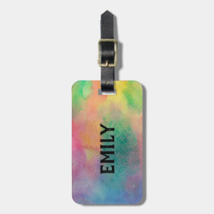 Hintergrund für benutzerdefinierte Monogramm-Wasse Gepäckanhänger