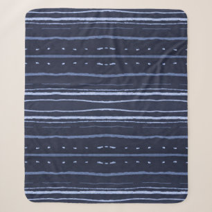Hintergrund für blaue Aquarellstreifen. Creative L Sherpadecke