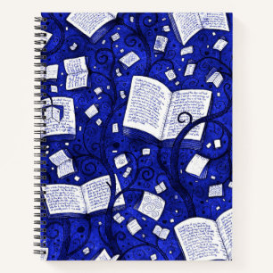 Hintergrund für blaue Bücher