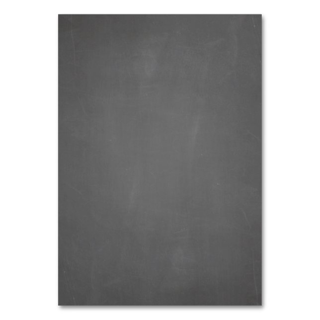 Hintergrund für Chalkboard-Vorlagen individuell an Tischnummer (Rückseite)