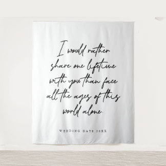 Hintergrund für das Hochzeitsszenario von Lieben Wandteppich