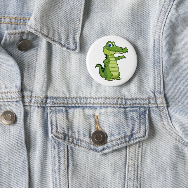 Hintergrund für den Cartoon-Alligator Button (Beispiel)
