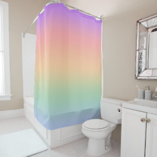 Hintergrund für den Farbverlauf bei Regenbogenfarb Duschvorhang