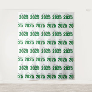 Hintergrund für den grünen Glitzer der 2025-Foto-K Wandteppich