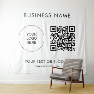 Hintergrund für den QR-Code im Party von Veranstal Wandteppich