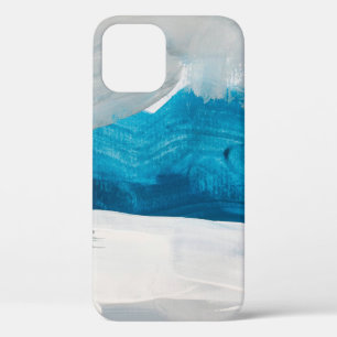Hintergrund für die Abstrakte Malerei in Blau, Gra Case-Mate iPhone Hülle