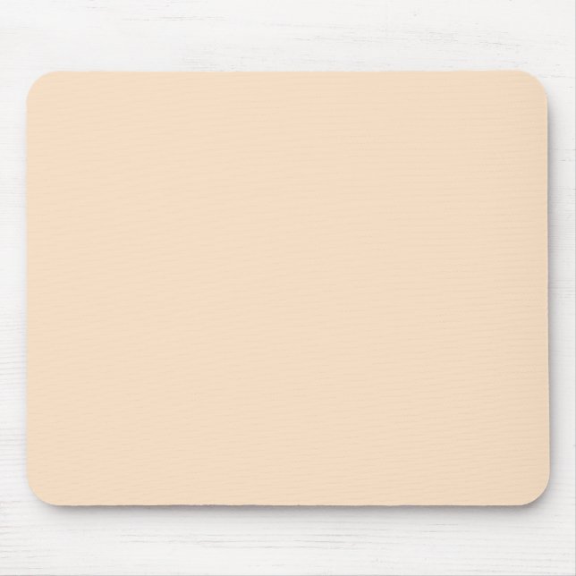 Hintergrund für die Bisque Beige Creme Solid Trend Mousepad (Vorne)