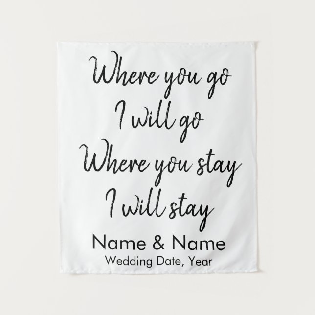 Hintergrund für die Christliche Zeremonie der Deko Wandteppich (Vorderseite)