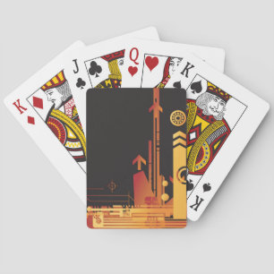 Hintergrund für die technische Hälfte 2 Spielkarten