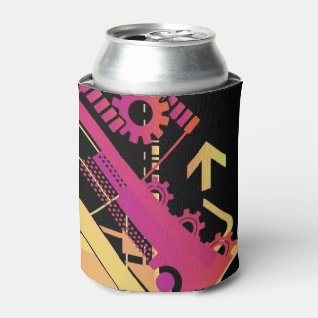 Hintergrund für die technische Hälfte 7 Dosenkühler (Kanne Vorderseite)