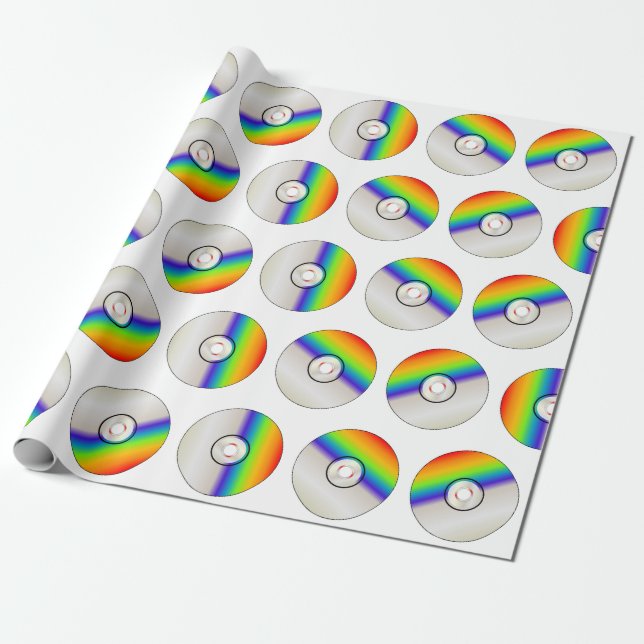 Hintergrund für die Wiederholung eines CD-Laufwerk Geschenkpapier (Ungerollt)