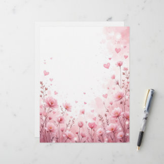 Hintergrund für ein Papierschreiben für Valentin Briefbogen