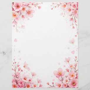 Hintergrund für ein Papierschreiben für Valentin Briefbogen