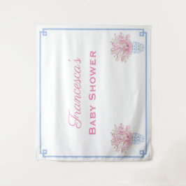 Hintergrund für eine pinkfarbene und blaue Online- Wandteppich