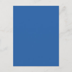 Hintergrund für einen reinen Cerulean Blue Solid T Postkarte