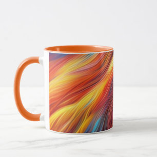 Hintergrund für farbenfrohe Pelzfelle-68454 Tasse