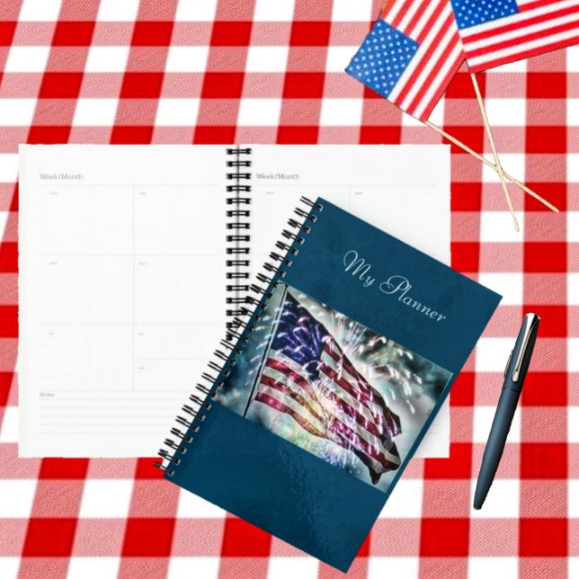 Hintergrund für Feuerwerke Planer (Plan your patriotic activities, & vacations, with this Fireworks Backdrop Planner!)