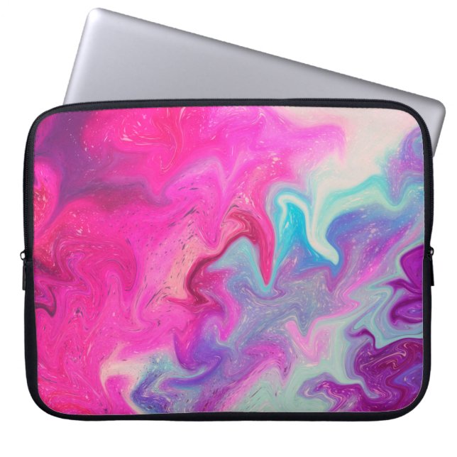 Hintergrund für gemischte Farben Laptopschutzhülle (Vorderseite)