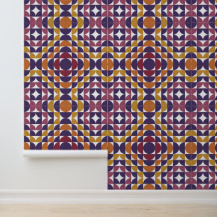 Hintergrund für geometrische Ränder   Mitte des Ja Tapete