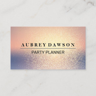 Hintergrund für Glitzer-Mischung Visitenkarte