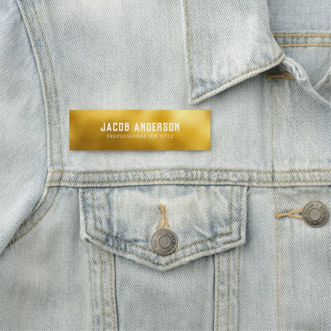 Hintergrund für Goldfunde Namensschild (Beispiel)