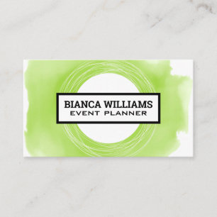 Hintergrund für grünes Wasser   künstlerisch Visitenkarte