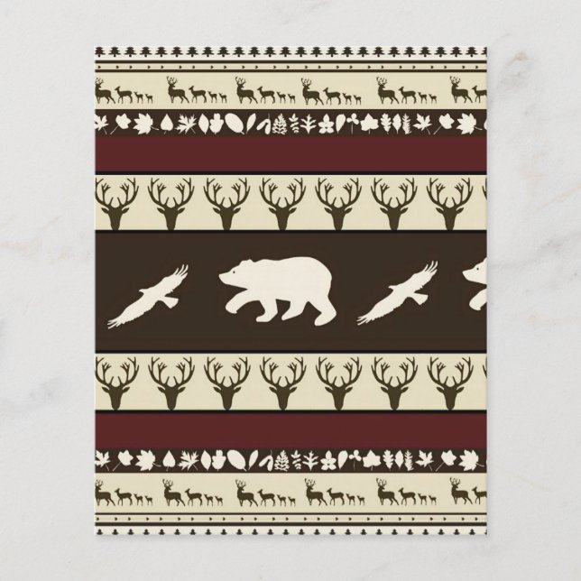 Hintergrund für Herbstwälder (Vorderseite)