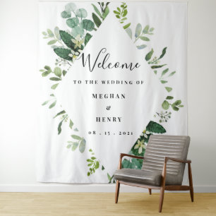 Hintergrund für Hochzeiten, Foto-Rahmen, Foto-Mess Wandteppich