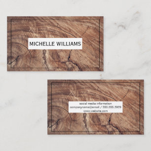 Hintergrund für Holzkörner Visitenkarte