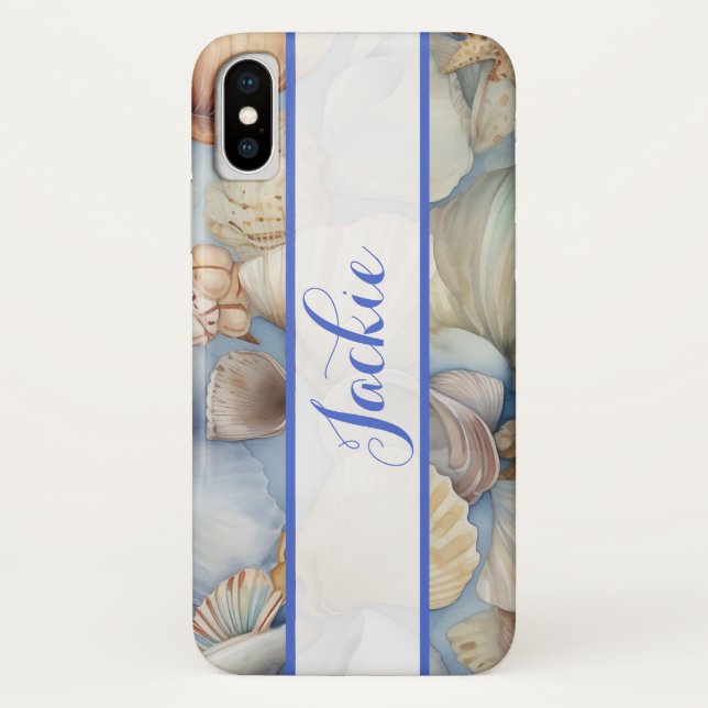 Hintergrund für hübsche Muscheln Case-Mate iPhone Hülle (Rückseite)